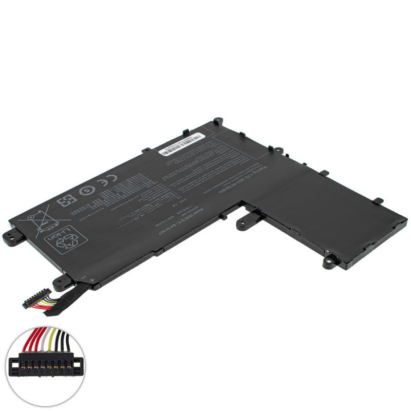 Батарея ASUS B41N1827 Zenbook Flip 15 UX562FA UX562IQ Q507IQ Q526FA 15.36V 3550mAh 56Wh 0B200-03070200 15.36 V 3550 mAh 0B200