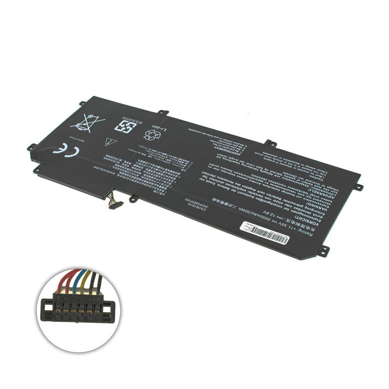 Батарея для ноутбука ASUS C31N1610 ZenBook UX330CA 11.55V 3000mAh 0B200-02090100 11.55 V 3000 mAh 0B200 02090100