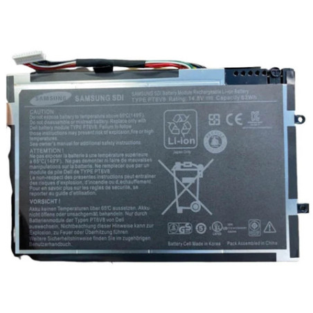 Батарея DELL Alienware M11x 8P6X6 P06T PT6V8 T7YJR 63Wh 14.8 В 4257 mah Original