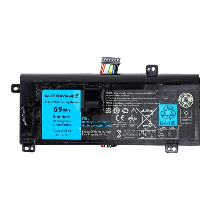 Батарея DELL Alienware 14 M14x R3 R4 G05YJ 6400mah 69Wh 11.1 В Servise Original