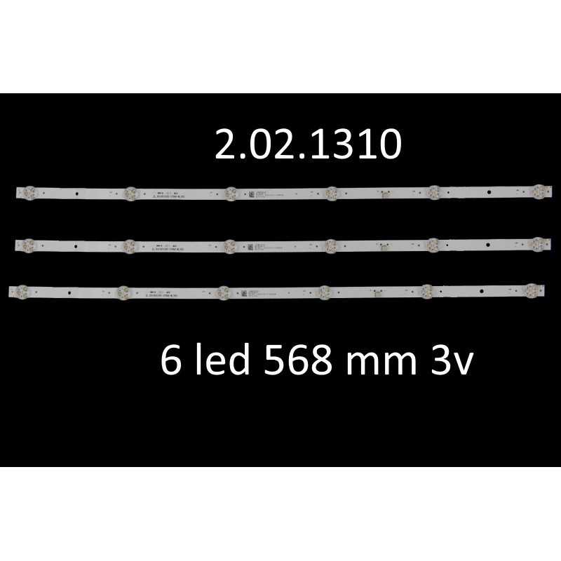 Підсвітка Polaroid 6 led 568 mm 3V 32GSR3000FC JL.D31561330-170AS-M_V0