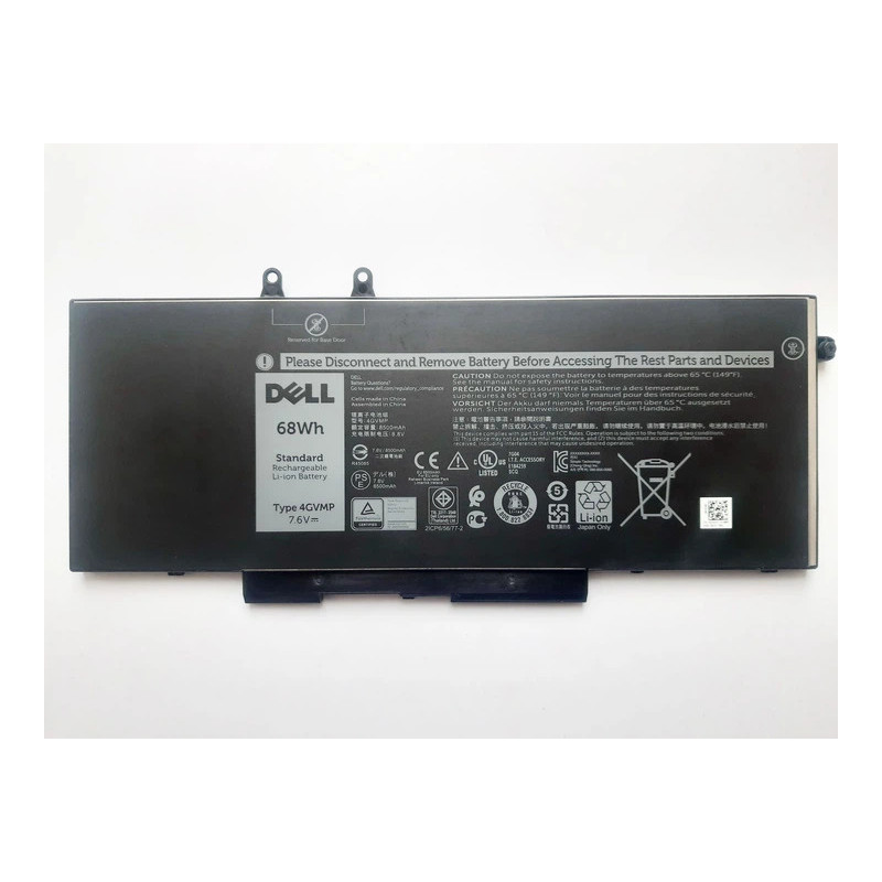 Батарея DELL Latitude 5400 5401 5410 5411 4GVMP 8500mah 68Wh 7.6V Original Батарея DELL Latitude 5400 5401 5410 5411 4GVMP 8500mah 68Wh 7.6V Original