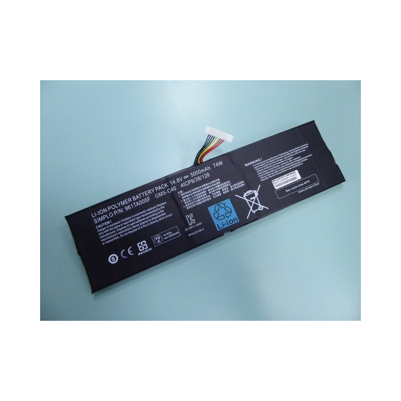 Батарея Razer Blade Pro 17 2014 2015 RZ09-0117 RZ09-0099 GMS-C40 5000mah 74Wh 14.8В