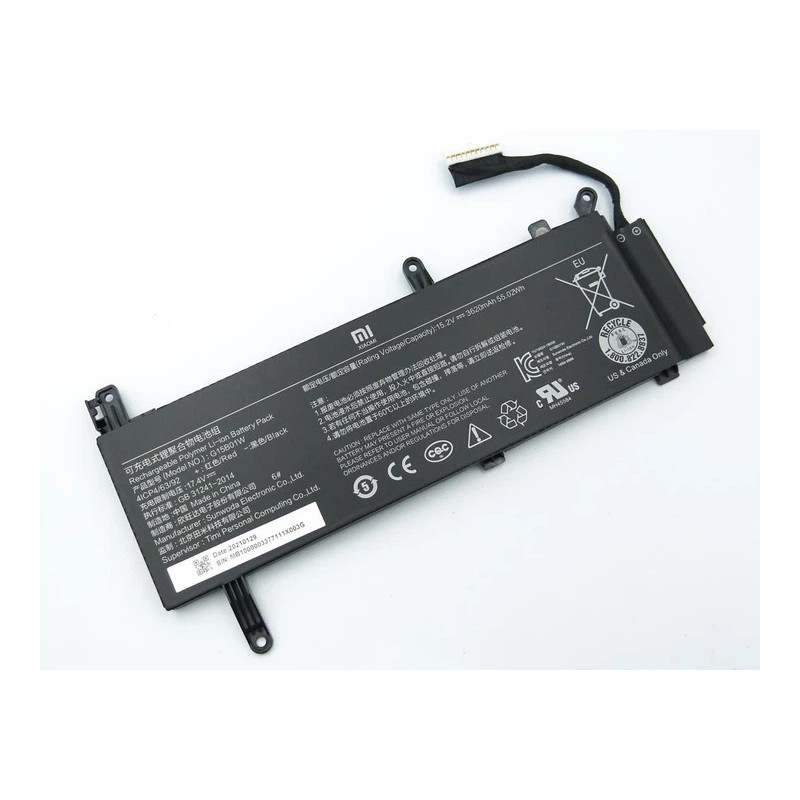 Батарея Xiaomi Mi Gaming Laptop 2019 TM1705 G15B01W 3620mah 55.02Wh Servise Original Батарея Xiaomi Mi Gaming Laptop 2019 TM1705 G15B01W 3620mah 55.02Wh Servise Original