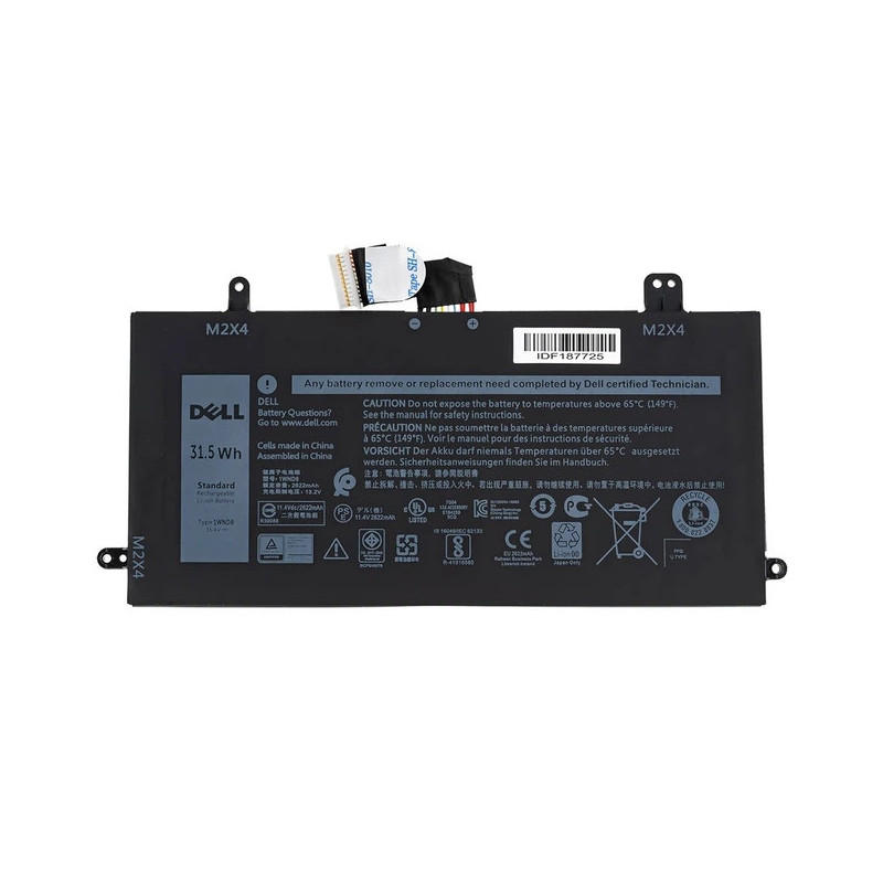 Батарея DELL Latitude 5285 5290 2-in-1 T17G 1WND8 JOPGR J0PGR 5250mah 42Wh 7.6В Servise Original Батарея DELL Latitude 5285 5290 2-in-1 T17G 1WND8 JOPGR J0PGR 5250mah 42Wh 7.6В Servise Original