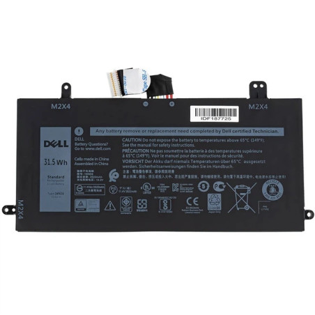 Батарея DELL Latitude 5285 5290 2-in-1 T17G 1WND8 JOPGR J0PGR 5250mah 42Wh 7.6В Servise Original