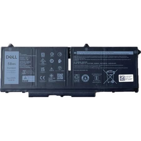 Батарея DELL Latitude 14 5430 5530 7430 7330 7530 5330 07KRV H4PVC FK0VR 08H6WD PX0GF 3625mah 58Wh 15.2В Servise Orig