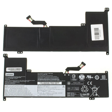 Батарея Lenovo IdeaPad 3-17IML05 S350 L19L3PF4 L19C3PF6 3685mah 42Wh 11.25В Servise Original