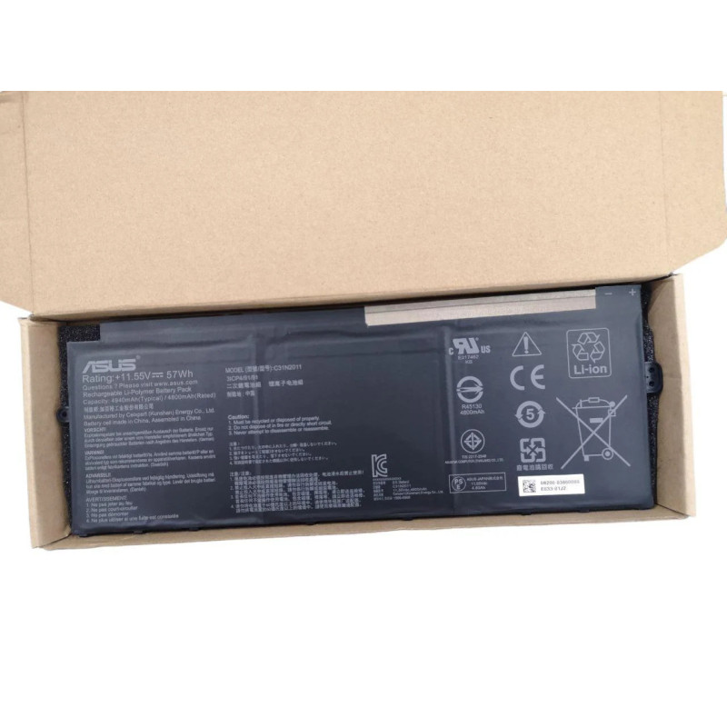 Батарея Asus Chromebook Flip CX5 CX5601FBA CM5500FDA C31N2011 4800mah 57Wh 11.55В Servise Original Батарея Asus Chromebook Flip CX5 CX5601FBA CM5500FDA C31N2011 4800mah 57Wh 11.55В Servise Original