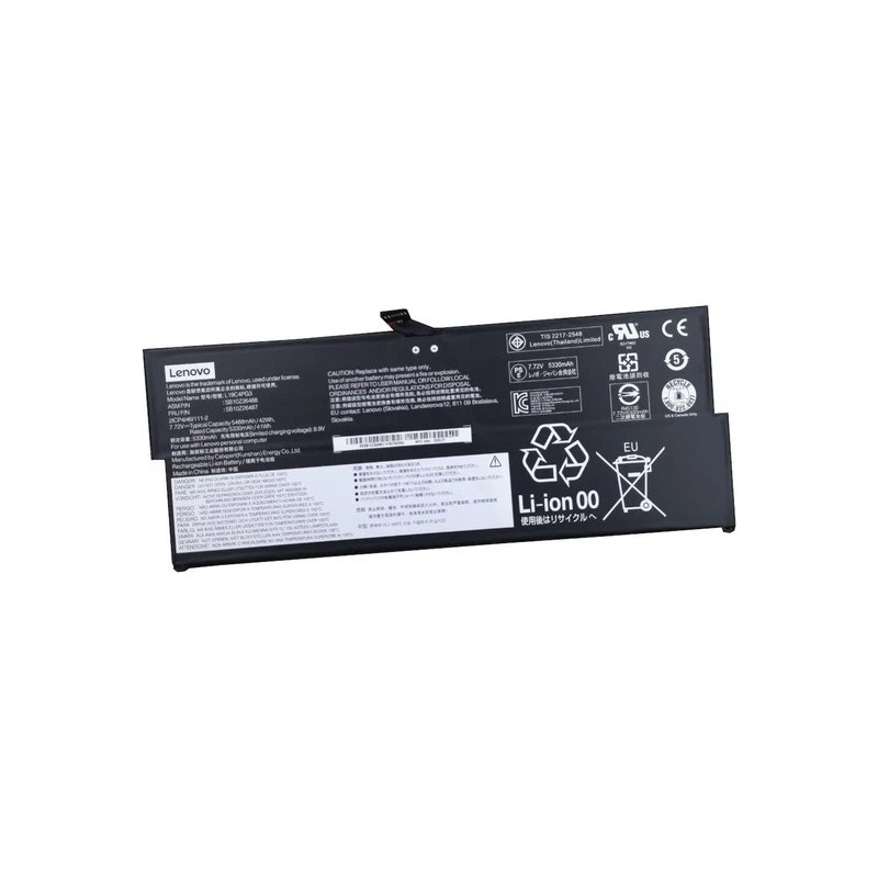 Батарея Lenovo ThinkPad X12 Detachable Gen1 L19C4PG4 L19M4PG4 L19C4PG3 L19M4PG3 5488mah 42W 7.7B Original