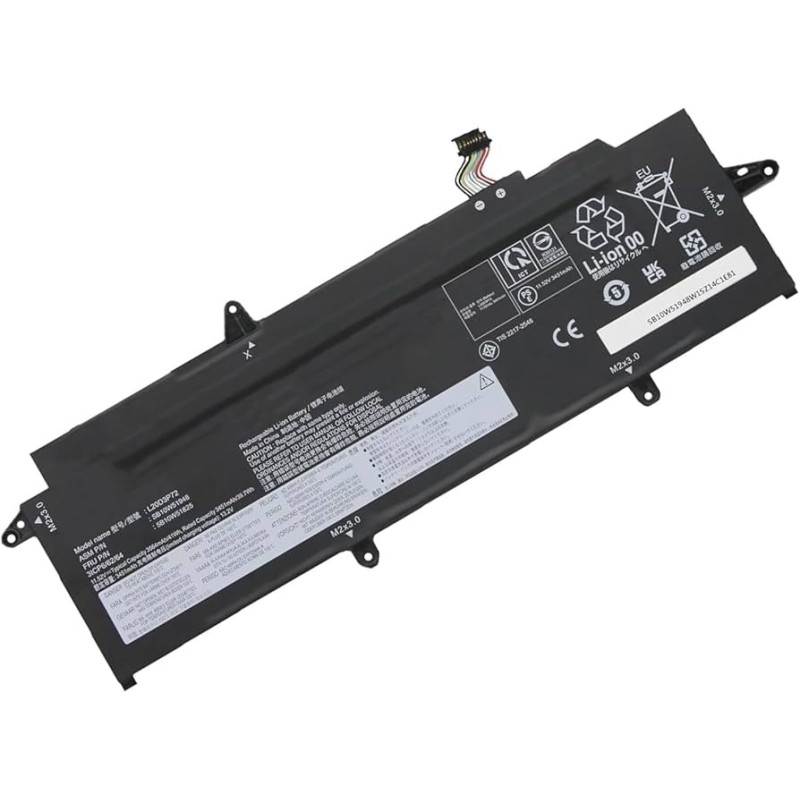 Батарея Lenovo ThinkPad X13 Gen 2 SB10W51948 SB10W5825 L20C3P72 L20D3P72 L20M3P72 3564mah 41Wh 12.2В Батарея Lenovo ThinkPad X13 Gen 2 SB10W51948 SB10W5825 L20C3P72 L20D3P72 L20M3P72 3564mah 41Wh 12.2В