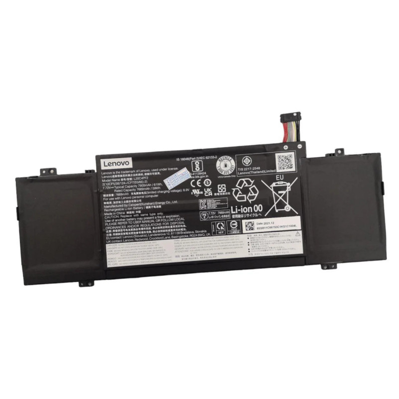 Батарея Lenovo Ideapad Slim 7 Carbon L20C4PF2 L20D4PF2 L20M4PF2 7900mah 61Wh 7.72B Servise Original