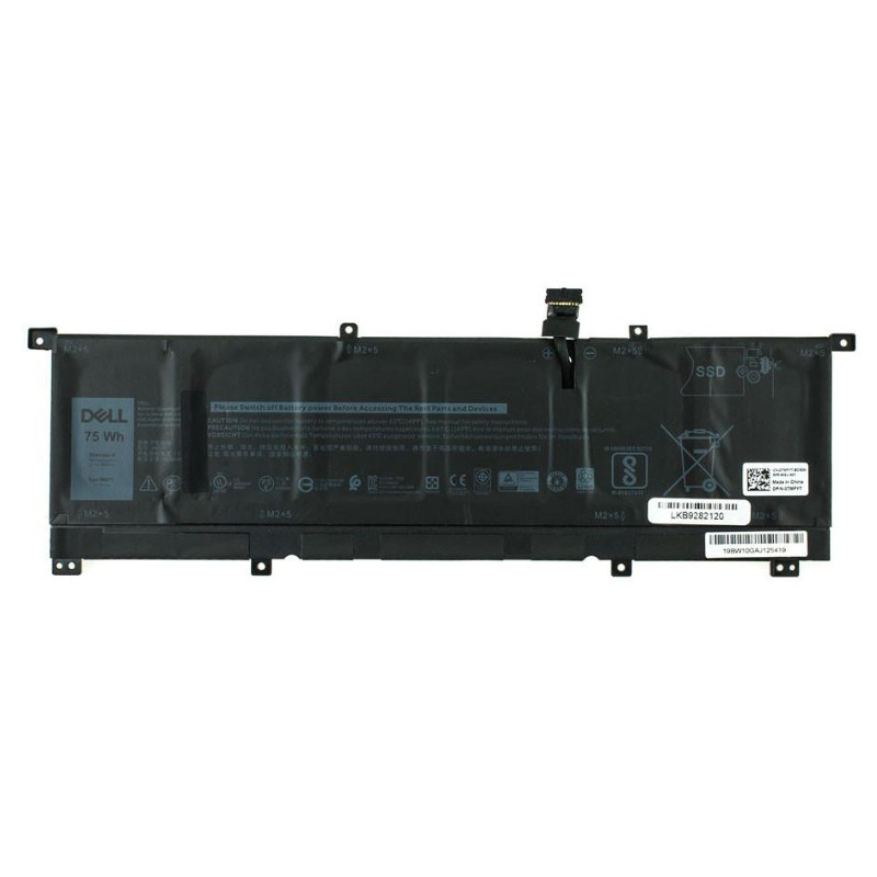 Батарея DELL XPS 15 9575 P73F 8N0T7 8NOT7 0TMFYT TMFYT 6254mah 75W 13.2В Servise Original Батарея DELL XPS 15 9575 P73F 8N0T7 8NOT7 0TMFYT TMFYT 6254mah 75W 13.2В Servise Original