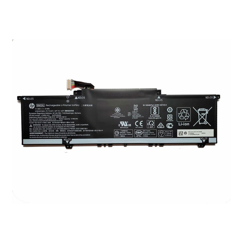 Батарея HP Envy X360 13-BA 13-AY 13-AR 15-ED BN03XL 4195mah 51Wh 11.55В Servise Original