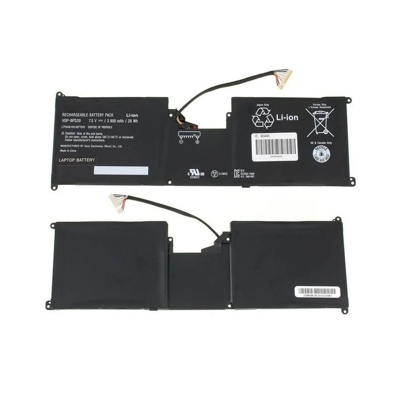 Батарея Sony VAIO Tap 11 Tablet SVT112A2WW VGP-BPS39 BPS39 3800mah 29Wh