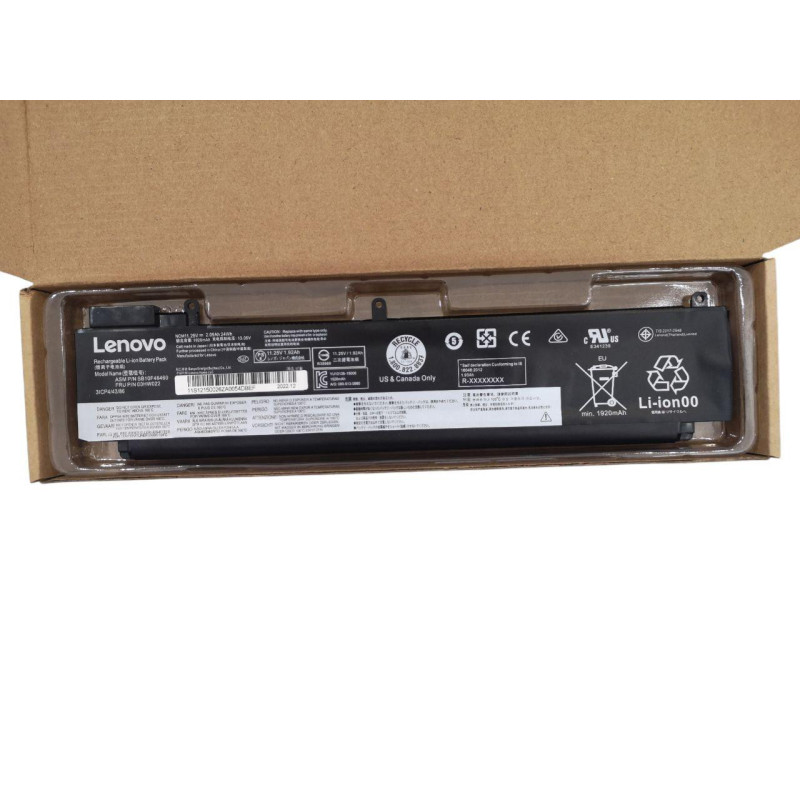Батарея Lenovo ThinkPad T460S 01AV408 01AV462 00HW022 00HW023 1920mah 24Wh 13.05B Servise Original