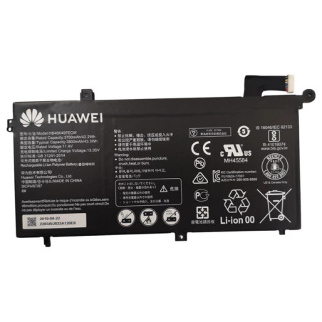 Батарея Huawei MateBook D PL-W19 W29 MRC-W50R 60R HB46K497ECW 3800mah 43.3Wh Servise Original