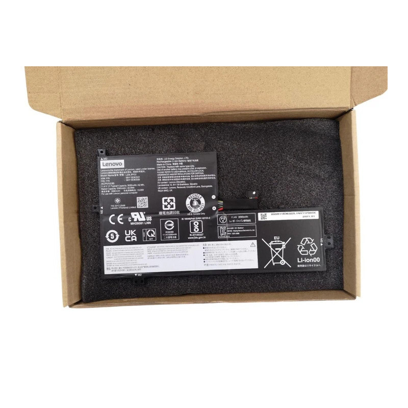 Батарея Lenovo Chromebook Gen3 IdeaPad 3 15IJL6 Flex 3 L20D3PG0 L20M3PG0 L20L3PG0 L20C3PG0 4080mah 42Wh 11.4В Original