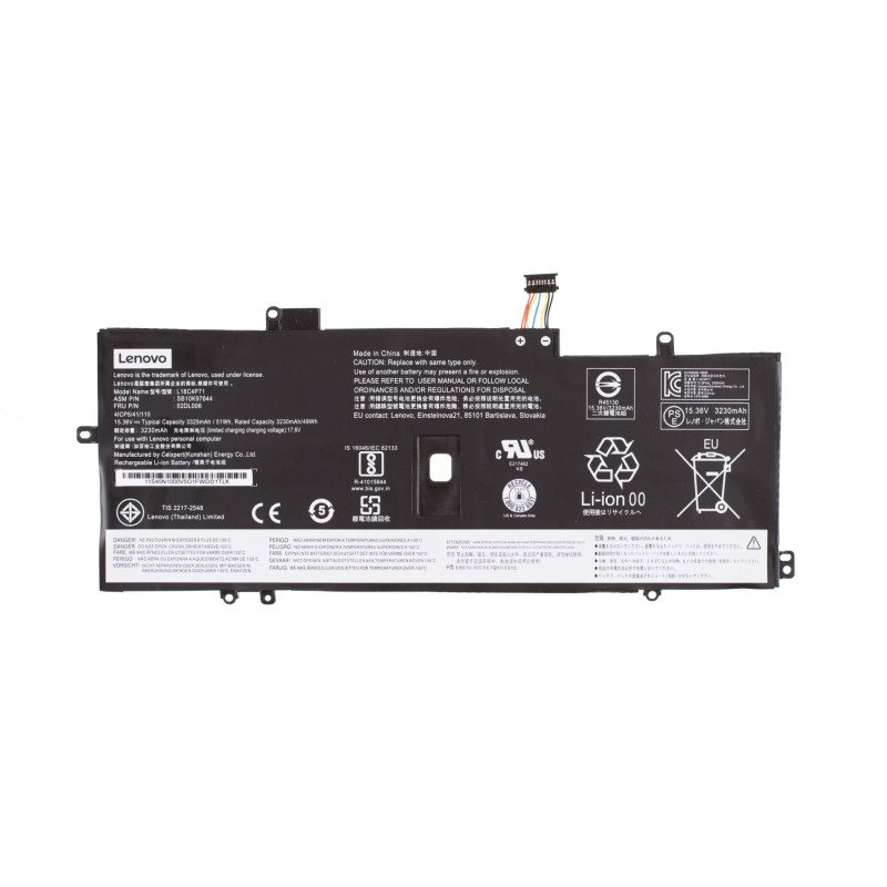 Батарея Lenovo ThinkPad X1 L18C4P71 L18M4P72 L18L4P71 3325mah 51Wh 15.36В Servise Original