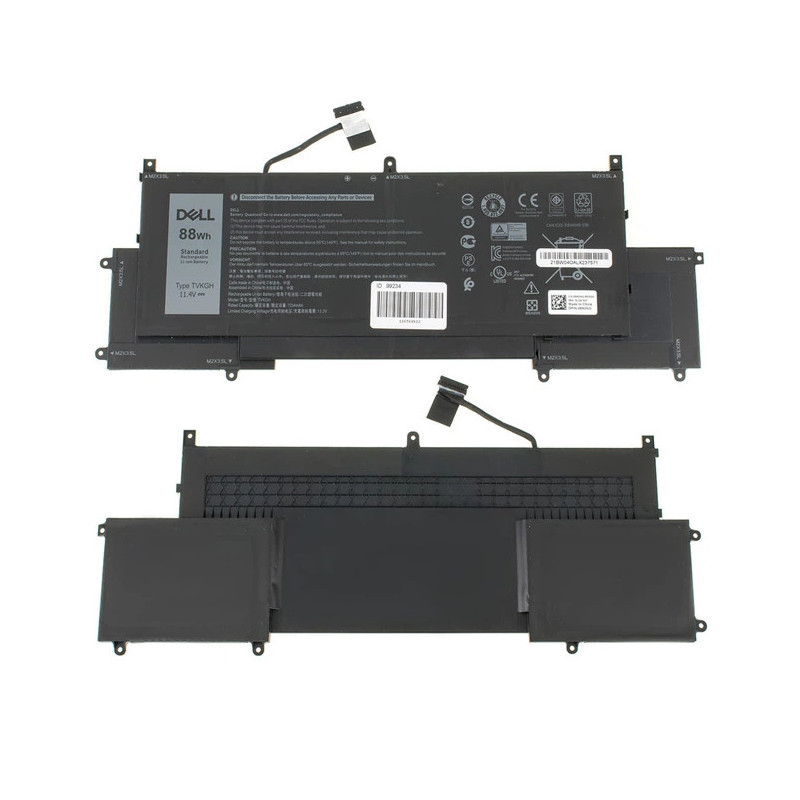 Батарея DELL Latitude 15 9510 2-in-1 TVKGH 089GNG N7HT0 88Wh 7334mah 11.4B Servise Original