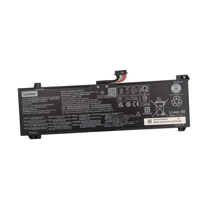 Батарея Lenovo Legion Slim 5 16APH8 16IRH8 L22B4PA0 L22D4PA0 L22M4PA0 3887mah 60Wh 15.44В Original
