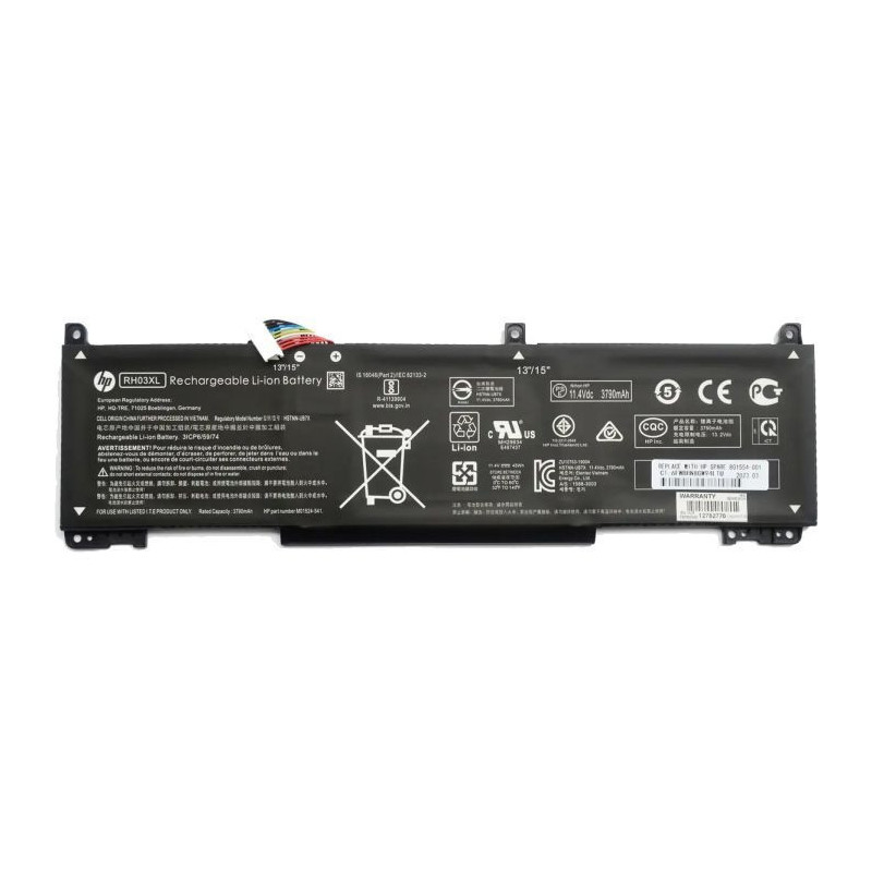 Батарея HP EliteBook 630 G9 640 G9 645 G9 640 G10 645 G10 RH03XL 3600mah 42.75Wh 11.4В Original