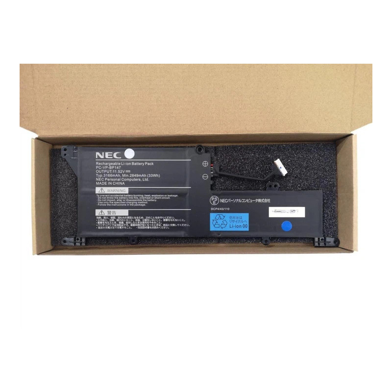 Батарея NEC PC-VP-BP147 3166mah 33Wh 11.52В Original