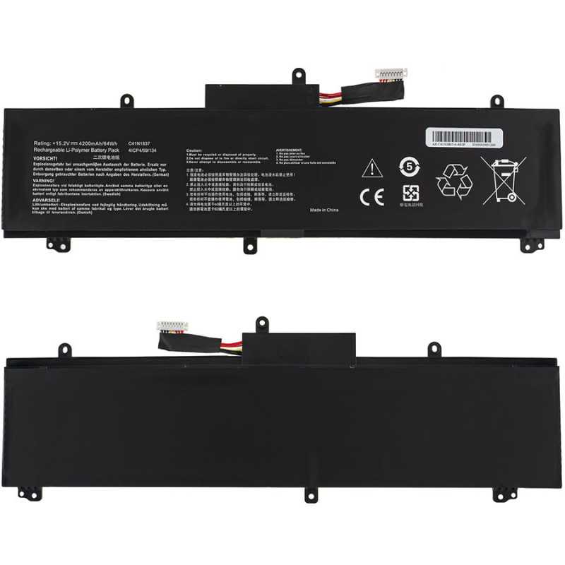 Батарея для ASUS C41N1837 GU502DU GU GV GU532GU GV GX502GV GW GX532GV GW GA502DU 15.4V 4940mAh 76Wh Black 0B200-03380100 orig