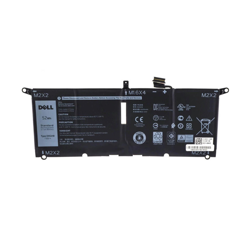 Батарея DELL XPS 9370 9380 7390 Inspiron 5390 5391 7390 7391 7400 7490 HK6N5 DXGH8 6500mah 52Wh Original