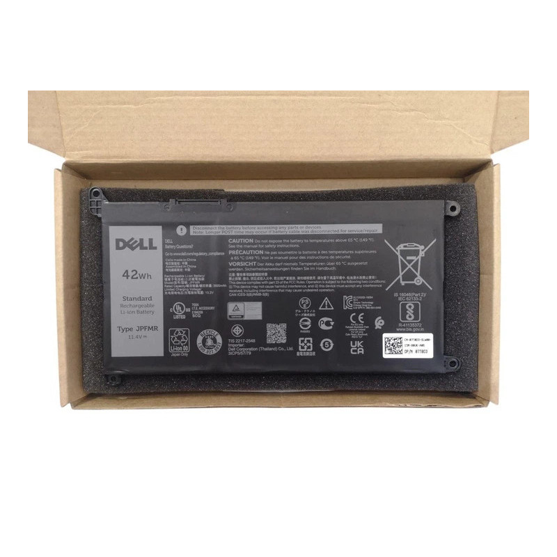 Батарея DELL ChromeBook 3100 2-in-1 5488 5493 5593 0JPFMR 7T0D3 07TOD3 16DPH P90F 7MTOR JPFMR 3500mah 42Wh 11.4В