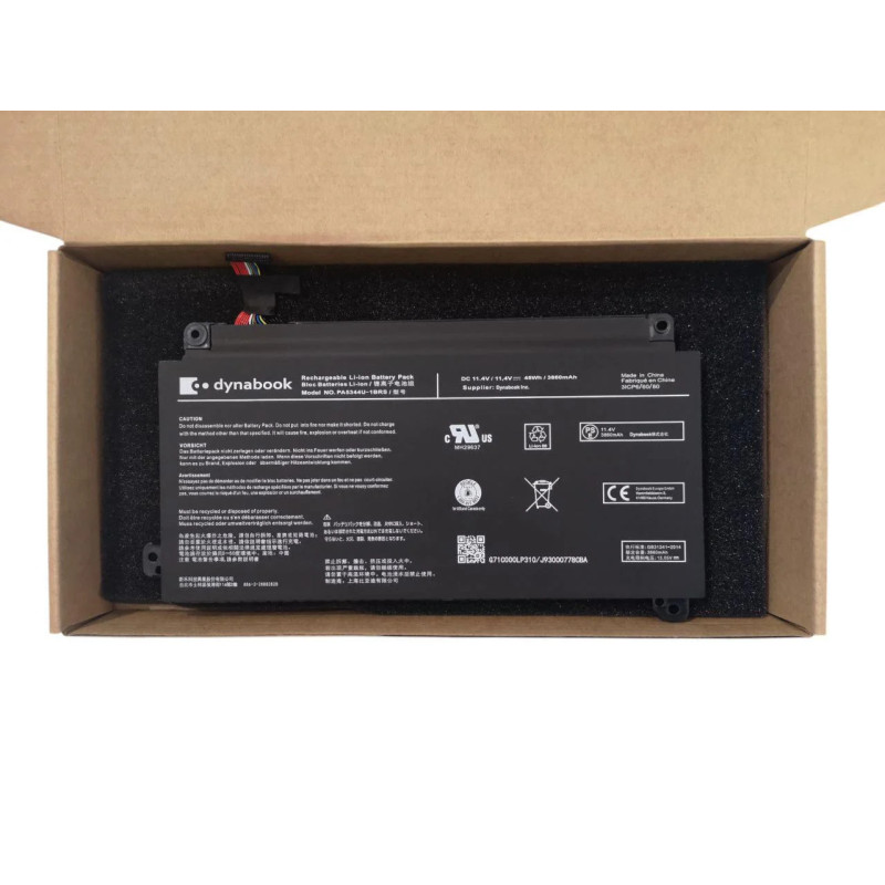 Батарея Toshiba Dynabook PA5344U PA5344U-1BRS PA5344U1BRS 3860mah 45Wh 7.6В Original Батарея Toshiba Dynabook PA5344U PA5344U-1BRS PA5344U1BRS 3860mah 45Wh 7.6В Original