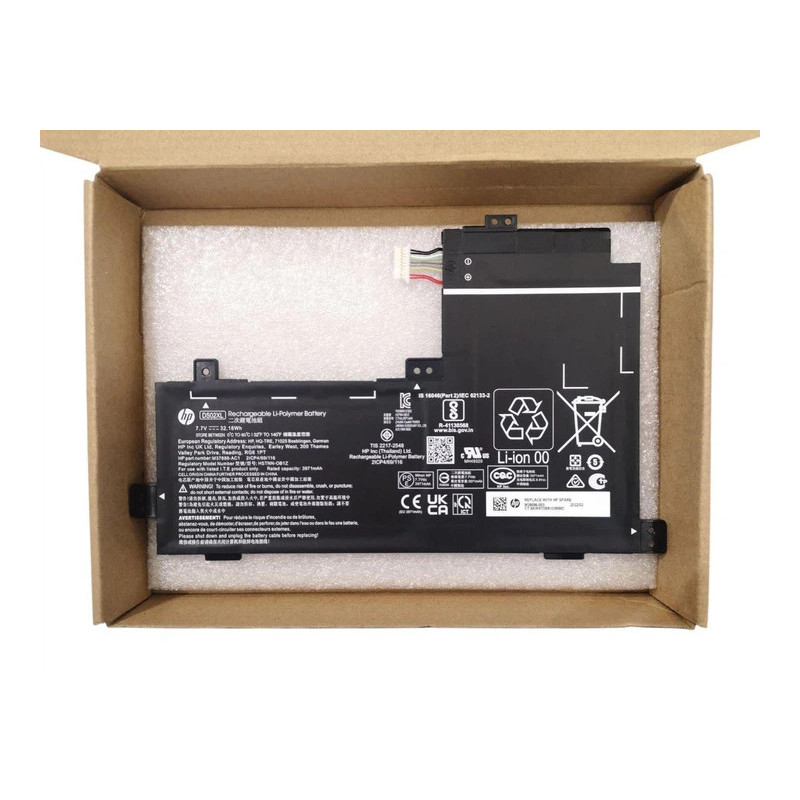 Батарея HP ChromeBook X2 11-DA 11-DA0023DX 14-ED 14-ED0123WM DS02XL 3971mah 32.18Wh 7.7В Original