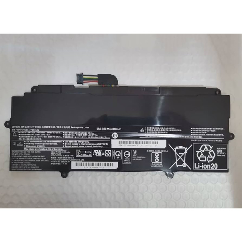 Батарея Fujitsu LifeBook CP803415-01 FPB0352S FPB0353S FPCBP578 FPCBP579 3490mAh 50Wh 14.4B Original Батарея Fujitsu LifeBook CP803415-01 FPB0352S FPB0353S FPCBP578 FPCBP579 3490mAh 50Wh 14.4B Original