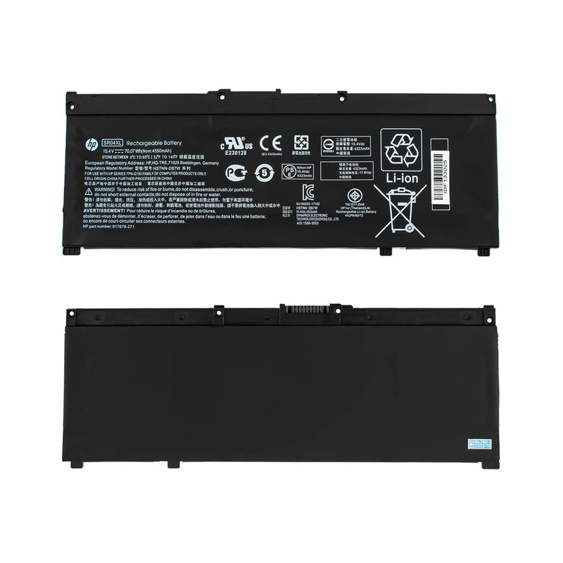 Батарея HP Omen 15 2017 series 15-CE 15-CB 15T-CB SR04XL 4550mah 70.07Wh 15.4B Original