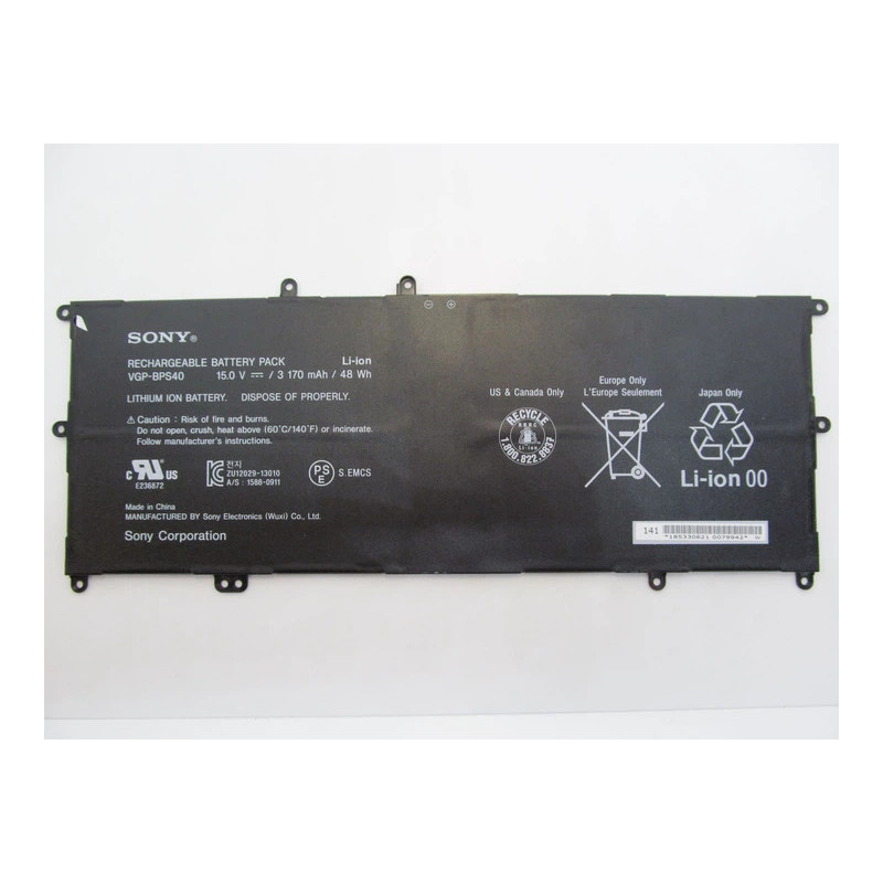 Батарея Sony VAIO Flip SVF15N18PXB SVF14 SVF15 VGP-BPS40 3170mah 48Wh 15B Original