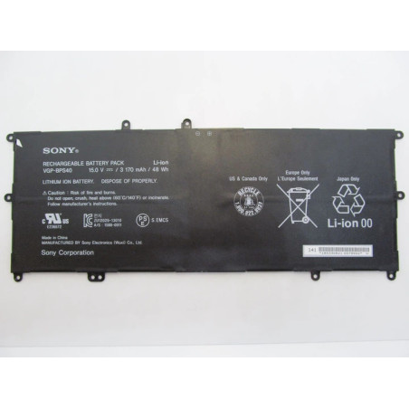 Батарея Sony VAIO Flip SVF15N18PXB SVF14 SVF15 VGP-BPS40 3170mah 48Wh 15B Original