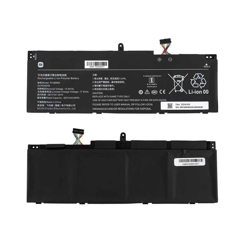 Батарея Xiaomi Mi RedmiBook Pro 14 XMA2008-EJ-DL R14B06W 3627mah 56Wh 15.44B Original
