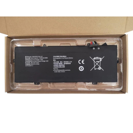 Батарея Huawei MateBook 14 2020 X Pro 2021 HB4593R1ECW-22A 22B 22C KelvinL-WFH9B 7330mah 56Wh 7.64B