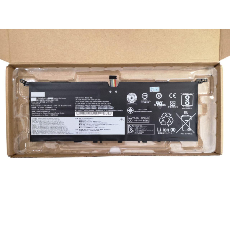 Батарея Lenovo Yoga S730-13IML L17C4PE1 L17M4PE1 Type-A 2735mah 42Wh 15.36B Original