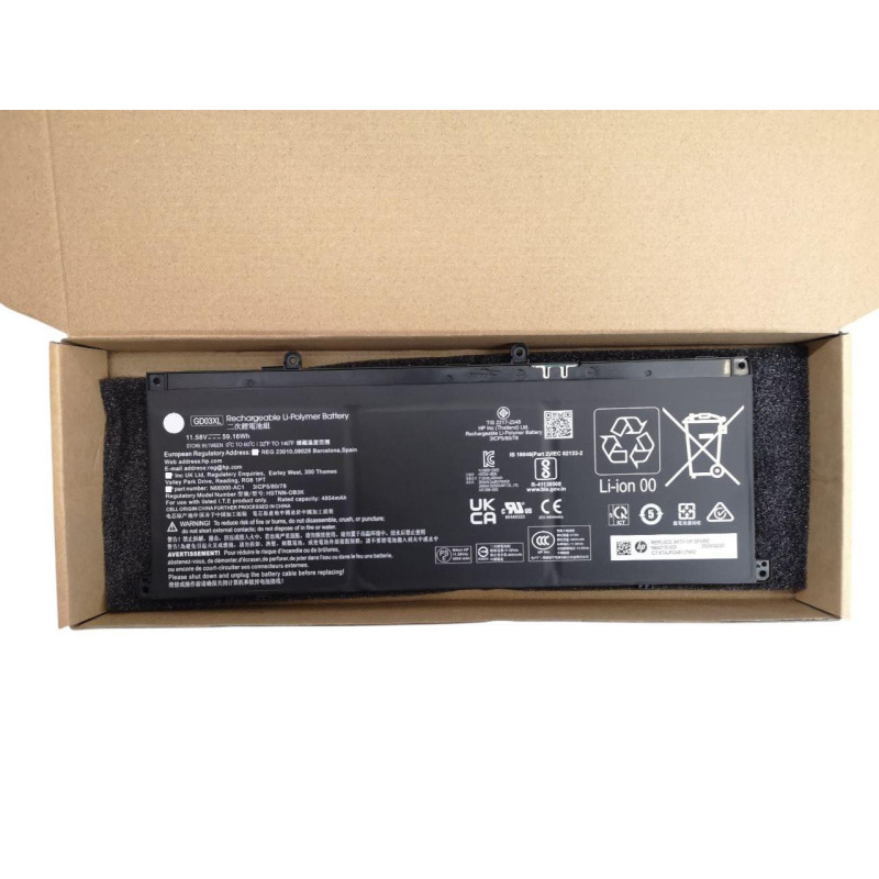 Батарея HP Envy X360 2-in-1 14-FC 14-FA GD03XL 4854mah 59.16Wh Servise Original Батарея HP Envy X360 2-in-1 14-FC 14-FA GD03XL 4854mah 59.16Wh Servise Original