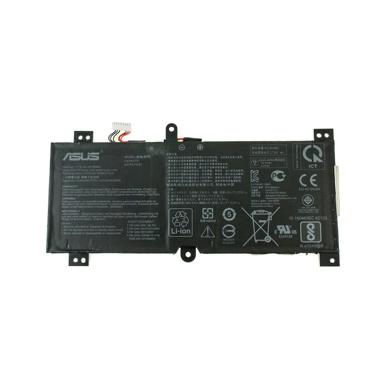 Батарея Asus ROG Strix Scar II GL504GM C41N1731 4335mah 66Wh Type-B 15.4В Original Батарея Asus ROG Strix Scar II GL504GM C41N1731 4335mah 66Wh Type-B 15.4В Original