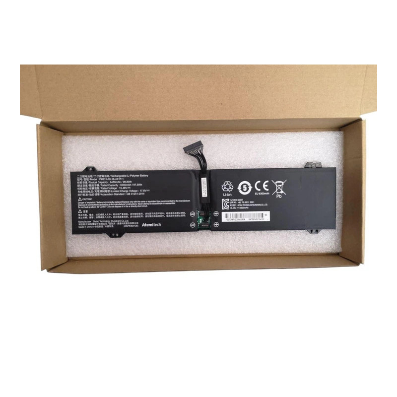 Батарея XMG CORE 15 Erazer Beast X40 2024 PHID1-00-18-4S1P-1 6450mah 97.5Wh 15.48В Servise Original