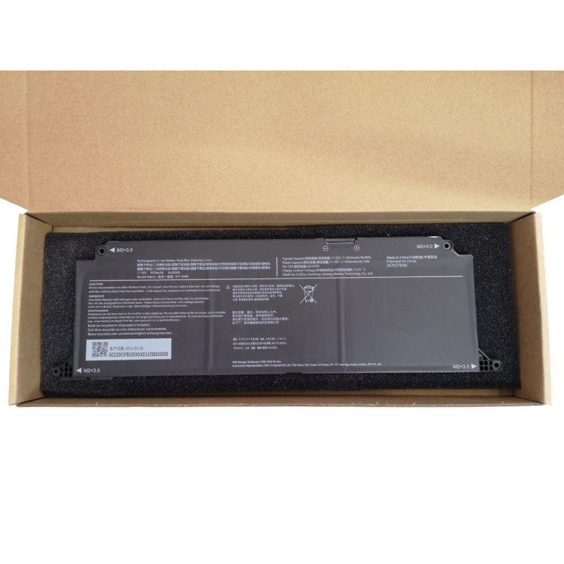 Батарея MSI BTY-M4B 4050mah 46.8Wh 11.55В Original Батарея MSI BTY-M4B 4050mah 46.8Wh 11.55В Original