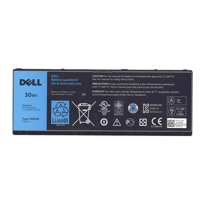 Батарея DELL Latitude 10 ST2 1XP35 KY1TV C1H8N YCFRN PPNPH 1VH6G FWRM8 30Wh 3850mah 7.4B Original Батарея DELL Latitude 10 ST2 1XP35 KY1TV C1H8N YCFRN PPNPH 1VH6G FWRM8 30Wh 3850mah 7.4B Original