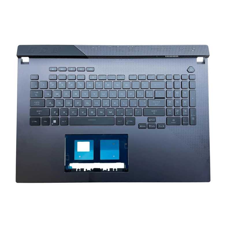 Топкейс и клавиатура Asus ROG Strix G17 G713QM G713QR 90NR05C1-R31UA0 90NR05C1R31UA0
