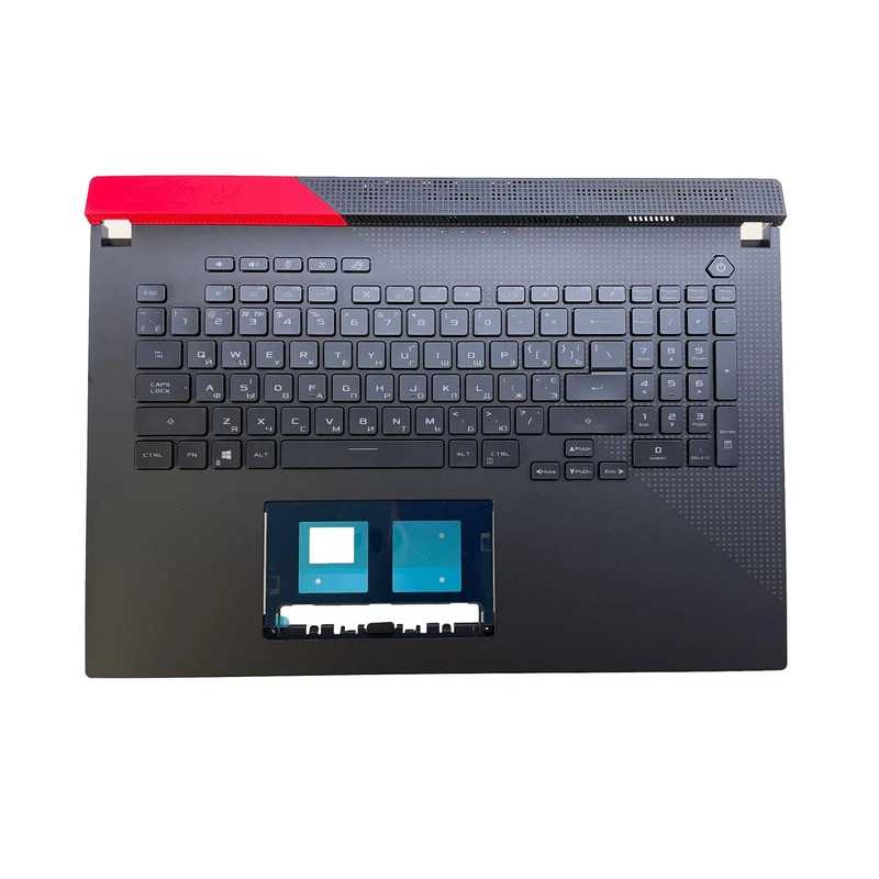 Топкейс и клавиатура Asus ROG Strix G17 G713QM G713QR 90NR05C2-R31UA0 90NR05C1-R31UA0