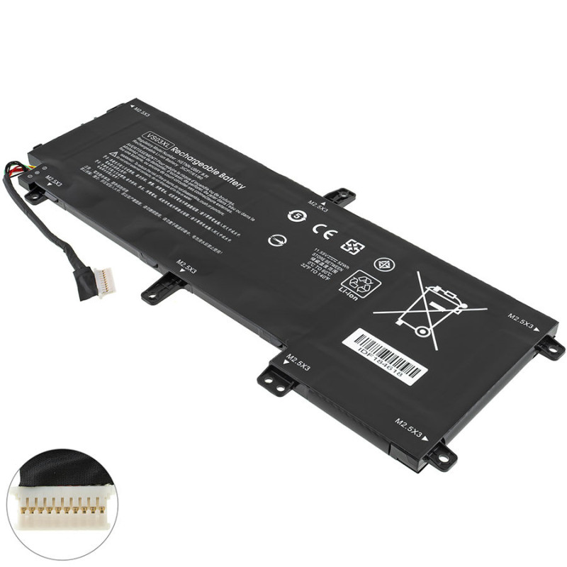 Батарея для ноутбука HP VS03XL Envy 15-AS 11,55V 4560mAh 52Wh 15 AS 11.55 V 4560 mAh 52 Wh Батарея для ноутбука HP VS03XL Envy 15-AS 11,55V 4560mAh 52Wh 15 AS 11.55 V 4560 mAh 52 Wh