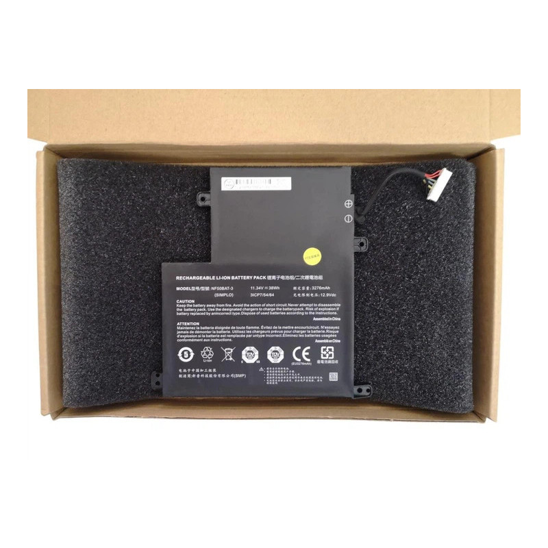 Батарея Clevo NF50 N50 6-87-N50VS-31E 6-87-N50VS-31E00 NF50BAT-3 3276mah 38Wh 10.8В Original
