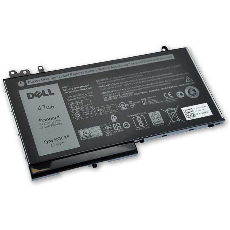 Батарея DELL Latitude E5270 E5470 E5570 E5550 RDRH9 JY8D6 W9FNJ NGGX5 47Wh 4130mah 11.4B Original