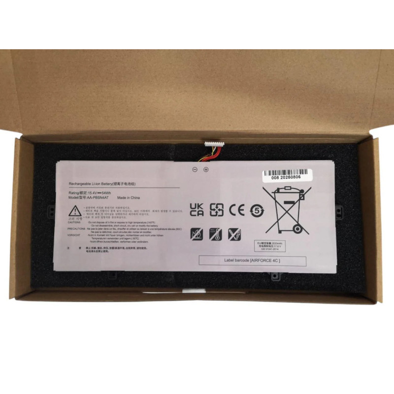 Батарея Samsung Galaxy Book NP750XDA NP755XDA NP750TDA AA-PBSN4AT 3530mah 54Wh 15.4B